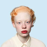 Portrait lipstick photo individuality. AI generated Image by rawpixel.
