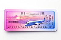 Airplane vehicle ticket text. AI generated Image by rawpixel.