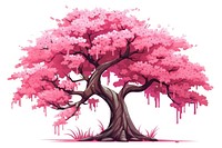 Tree blossom cartoon flower. AI generated Image by rawpixel.