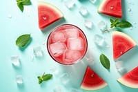 Melon watermelon cocktail summer. AI generated Image by rawpixel.