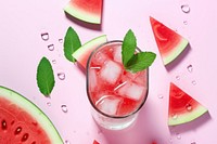 Watermelon cocktail summer fruit. 