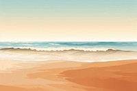 Beach backgrounds landscape outdoors. 