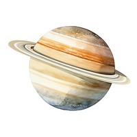 Astronomy planet space white background. AI generated Image by rawpixel.