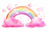 Rainbow pink backgrounds creativity. AI generated Image by rawpixel.