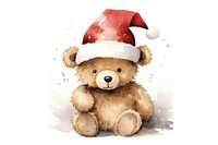 Christmas bear toy representation. AI generated Image by rawpixel.