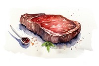 Steak beef plate meat. AI generated Image by rawpixel.