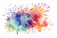 Fireworks backgrounds white background celebration.