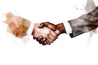 Handshake togetherness agreement person. AI generated Image by rawpixel.