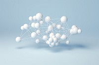 Network blue microbiology technology. AI generated Image by rawpixel.
