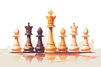 Chess game intelligence competition. AI generated Image by rawpixel.