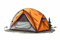 Camping tent outdoors recreation. AI generated Image by rawpixel.