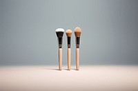 Brush cosmetics tool silverware. 