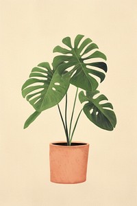 Plant houseplant leaf flowerpot. AI generated Image by rawpixel.