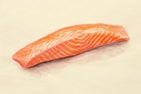 Salmon seafood sushi fish. AI generated Image by rawpixel.