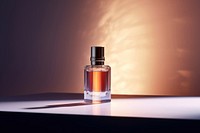 Perfume cosmetics lighting bottle. AI generated Image by rawpixel.