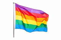 Flag rainbow white background celebration. 