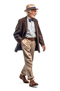 Overcoat walking looking blazer. AI generated Image by rawpixel.