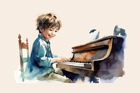 Piano photography recreation performer. AI generated Image by rawpixel.