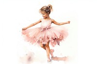 Dancing ballet child girl. AI generated Image by rawpixel.