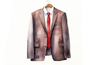 Blazer jacket coat tie. 