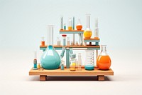 Science bottle biotechnology biochemistry. 