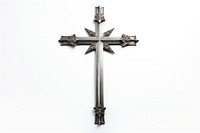 Cross crucifix symbol metal. 