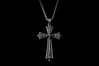 Cross necklace pendant spirituality. 