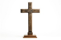 Cross crucifix symbol statue. 