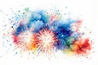 Fireworks paper illuminated backgrounds.