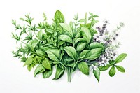 Herbs flower plant leaf. AI generated Image by rawpixel.