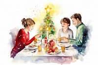 Christmas celebration adult food. AI generated Image by rawpixel.