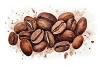 Coffee food nut chocolate. AI generated Image by rawpixel.