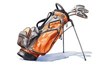 Golf sports recreation golf bag. 