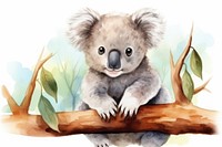 Koala wildlife mammal animal. AI generated Image by rawpixel.