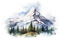 Mountain snow wilderness landscape. AI generated Image by rawpixel.