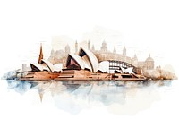 Architecture landmark building tourism. AI generated Image by rawpixel.