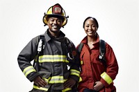 Firefighter helmet female adult. AI generated Image by rawpixel.