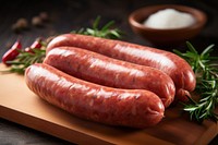 Sausage meat food bratwurst. AI generated Image by rawpixel.