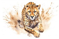 Cheetah wildlife leopard animal. AI generated Image by rawpixel.