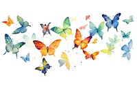 Butterfly animal insect flying. AI generated Image by rawpixel.