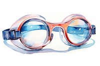 Glasses transparent sunglasses swimming. AI generated Image by rawpixel.