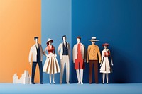 Adult representation togetherness variation. AI generated Image by rawpixel.