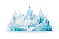 Ice nature snow white background. AI generated Image by rawpixel.