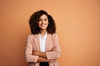 Portrait adult smile woman