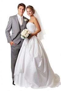 Bride fashion wedding tuxedo. AI generated Image by rawpixel.