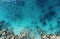 Underwater outdoors nature sea. AI generated Image by rawpixel.