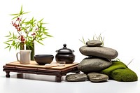 Plant table white background relaxation. AI generated Image by rawpixel.