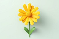 Daisy flower yellow petal. AI generated Image by rawpixel.