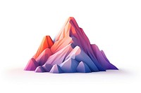 Mountain white background creativity landscape. AI generated Image by rawpixel.