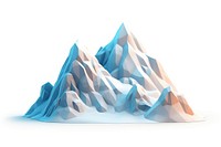 Mountain nature snow ice. AI generated Image by rawpixel.